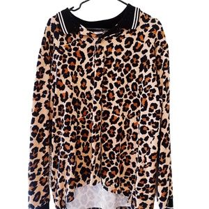 Long Sleeve Leopard Print